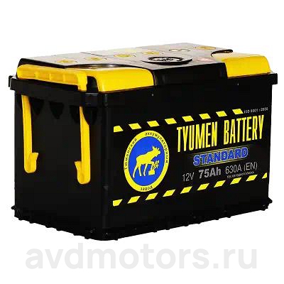 6CT75L1 — Аккумулятор 75 TYUMEN